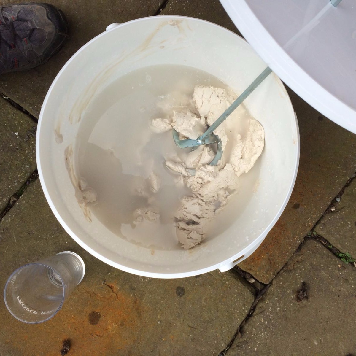 Nikki In The Cottage Roof Adventures and Lime Plastering.