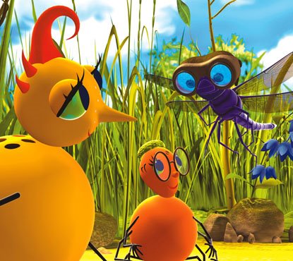 Las aventuras de Miss Spider, Arañita, Bailarin, Copito, Dragon, Giro