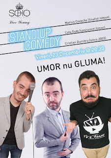 Stand-Up Comedy Vineri 23 decembrie Focsani Soho Pub Stand-Up Comedy Vineri 23 decembrie Focsani Soho Pub