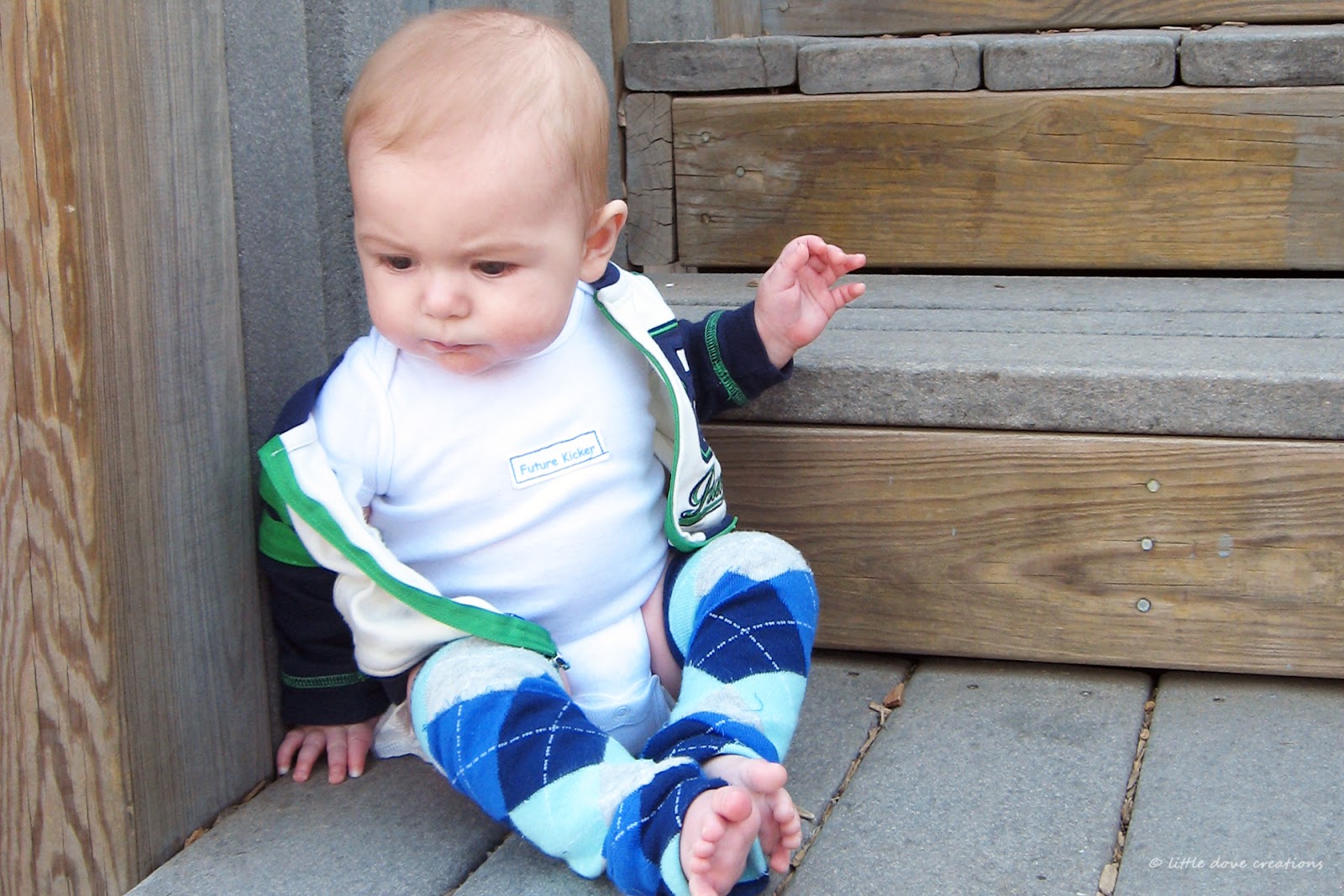 Little Dove Creations baby leg warmers