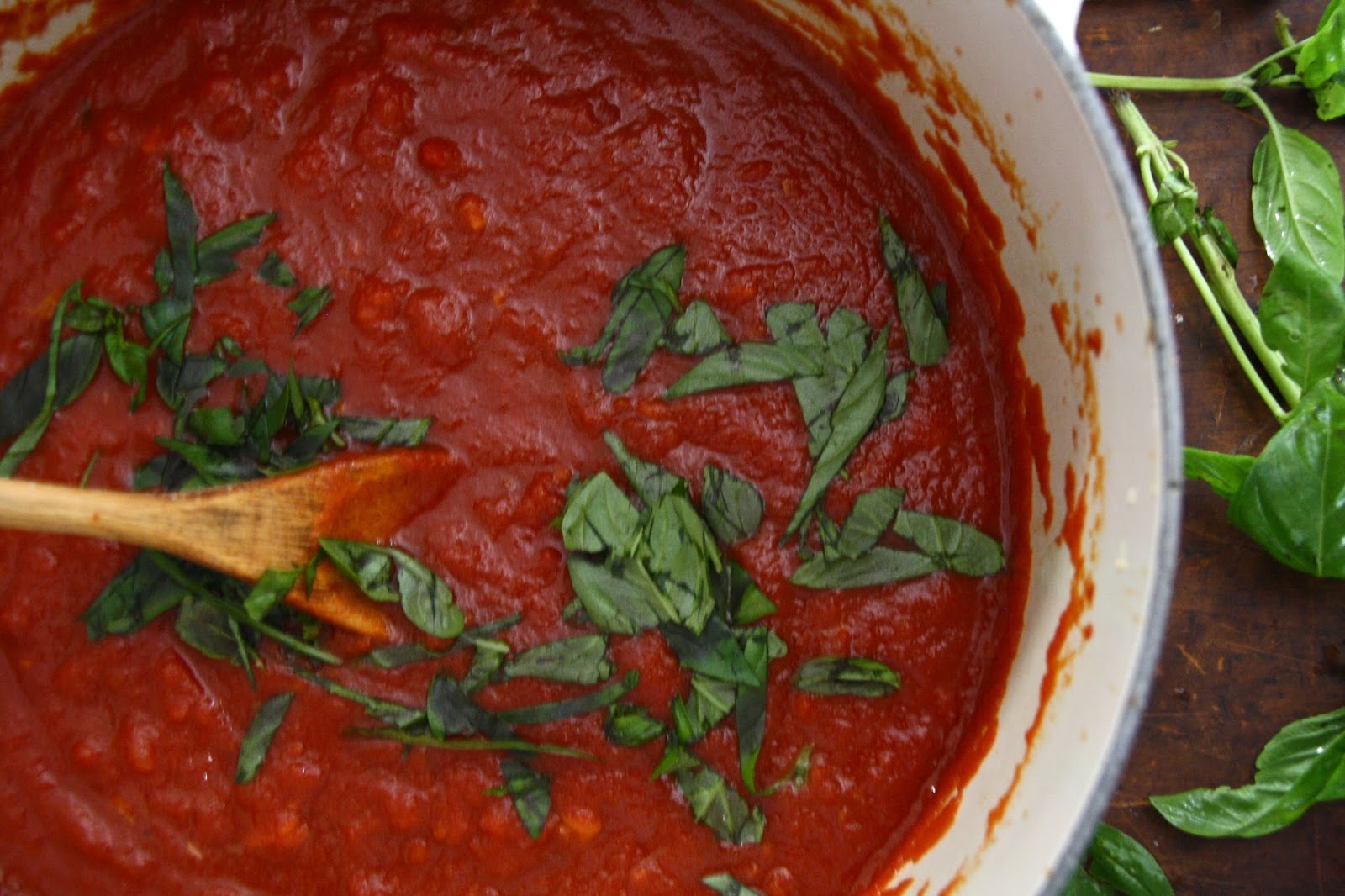 salted sugared spiced™ Pasta with Marinara, Roasted Cherry Tomatoes