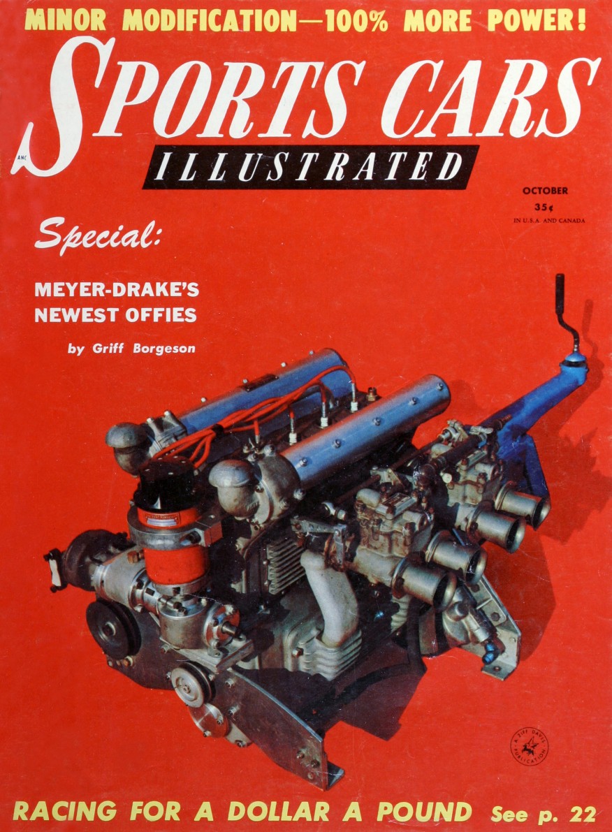 54 Beautiful and Amazing "Sports Cars Illustrated" Covers of the 1950s
