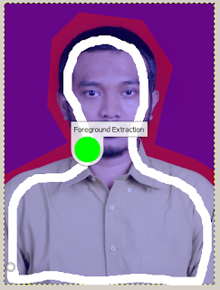 Seleksi Menggunakan Foreground Select Tool Seleksi Menggunakan Foreground Select Tool