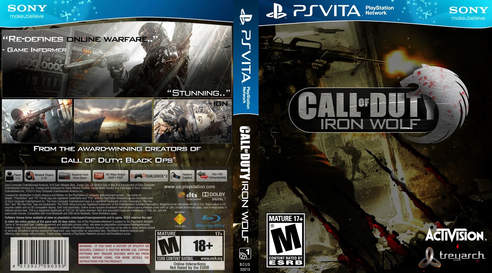 Galeria Das Capas Call Of Duty Iron Wolf