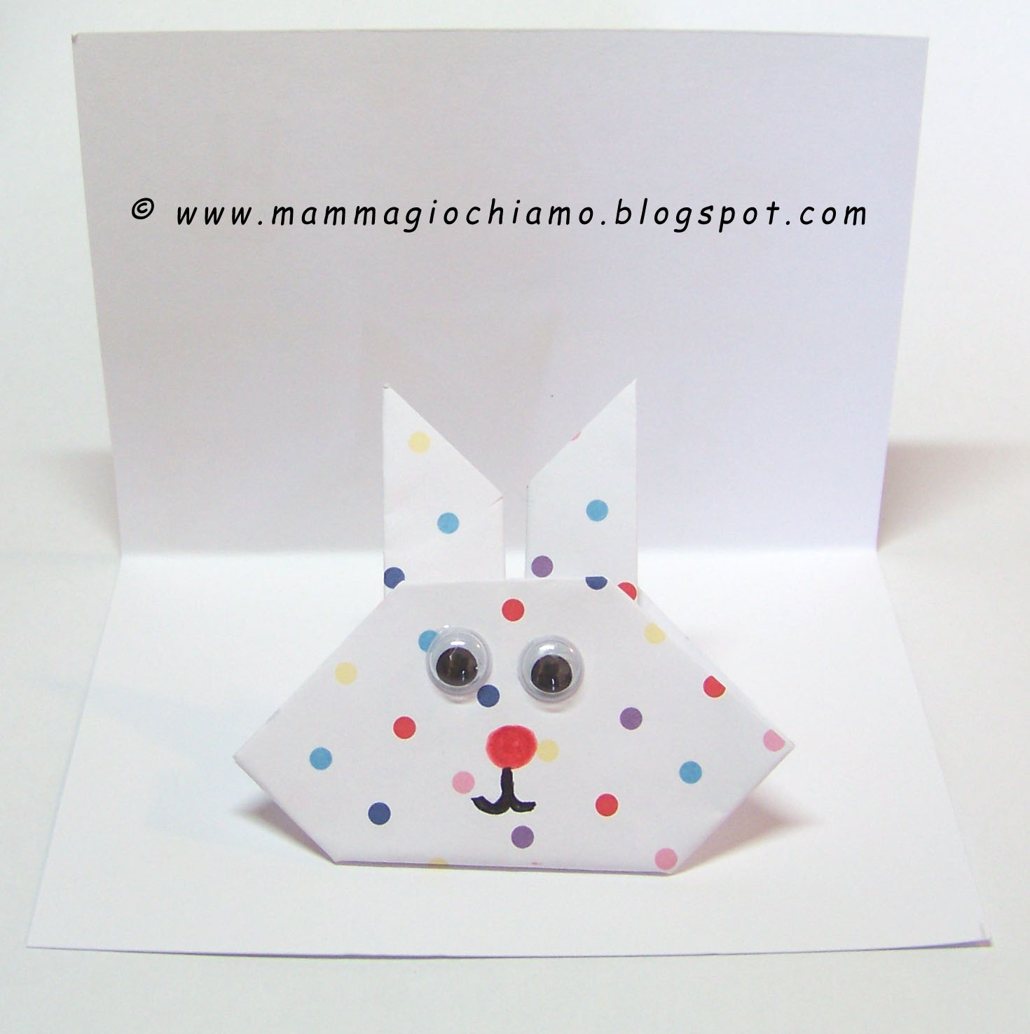 biglietto di pasqua pop up