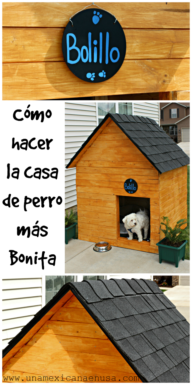 Cómo hacer la casa para perro más bonita #roofeditMyself #CollectiveBias by www.unamexicanaenusa.com