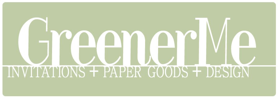 GreenerMe :: Invitations + Paper Goods + Design
