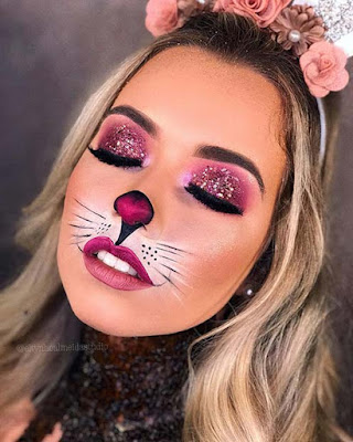 21 Latest Classic Bunny Makeup For Halloween To Copy In 2019 scary vampires and many scary creatures 21 Latest Classic Bunny Makeup For Halloween To Copy In 2019