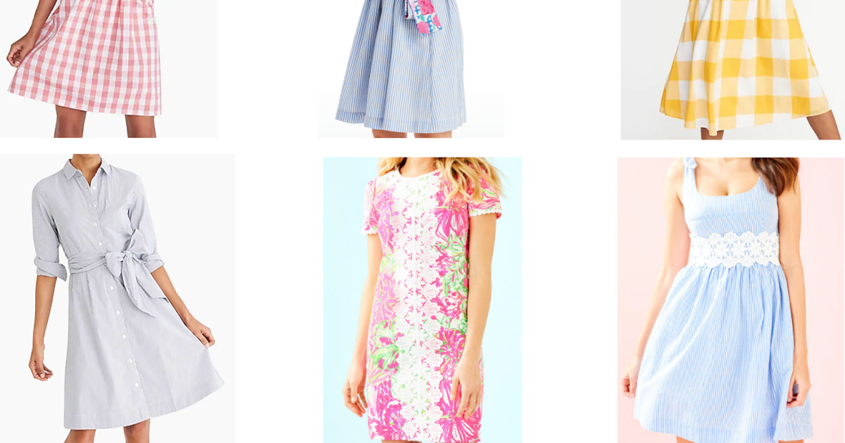 Preppy Easter Dresses. Simply Lauren Gray