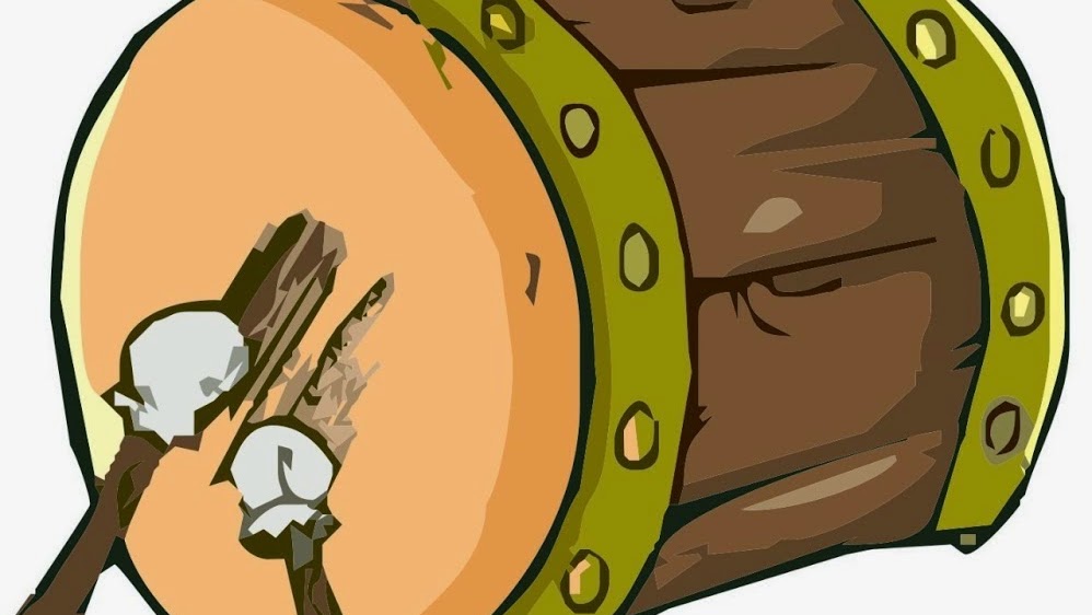 90 Gambar Bedug Kartun Hitam Putih Cikimm Com