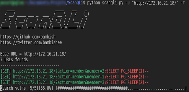 , SQLi Scanner- To Detect SQL Injection Vulnerability