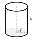 circular right cylinder volume area cone surface figures