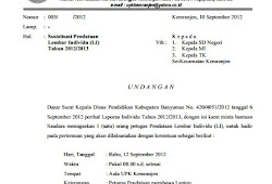 Contoh Surat Undangan Rapat Karang Taruna Desa Acara 17 Agustus