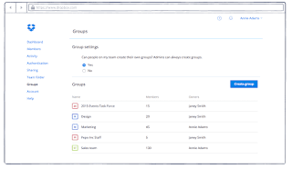 برنامج Dropbox لتخزين ومشاركة الملفات على الانترنت  Groups_screenshot