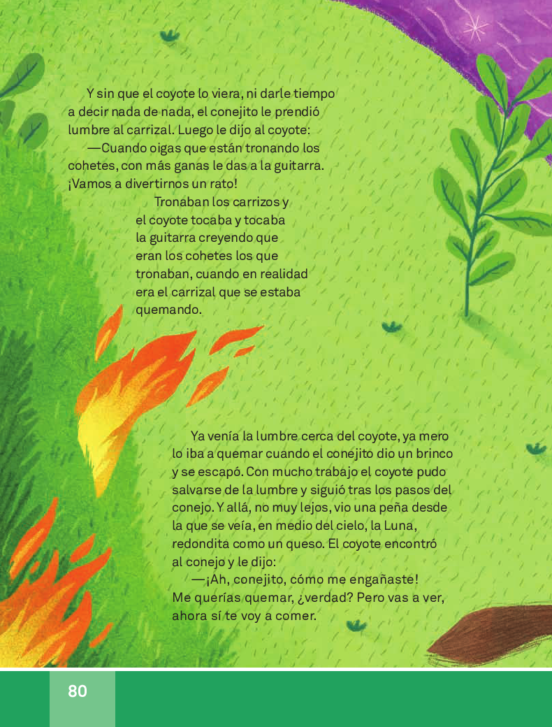 El coyote y el conejo - Español Lecturas 3ro 2014-2015
