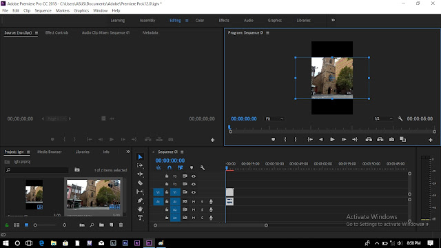 Cara Edit Video Vertical IGTV Menggunakan Adobe Premiere