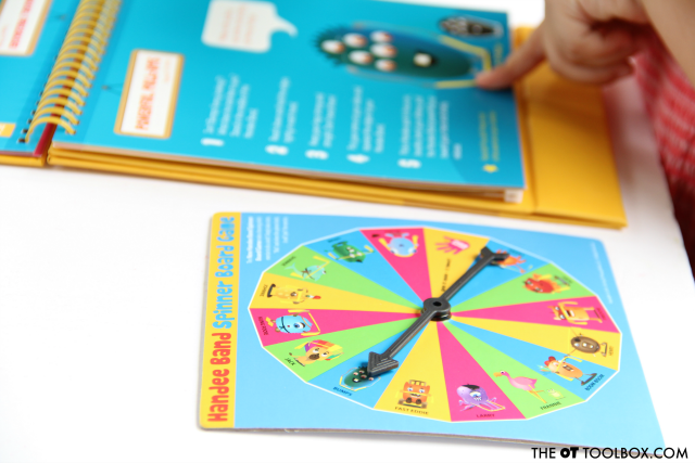 Make exercise a game for better carryover and excitement in kids when they use this therapy band exercise program, Handee Band. Make exercise a game for better carryover and excitement in kids when they use this therapy band exercise program, Handee Band.