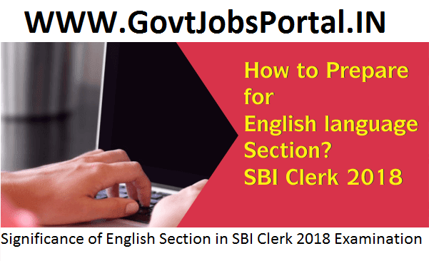 Significance of English Section in SBI Clerk 2018 Examination
