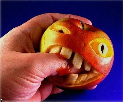 Funny Food Pictures Killer Apple
