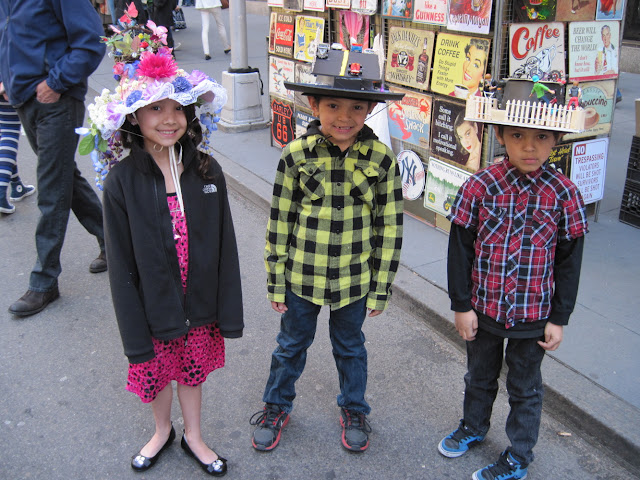 Concept hats are all the rage at the Easter Parade in New York City