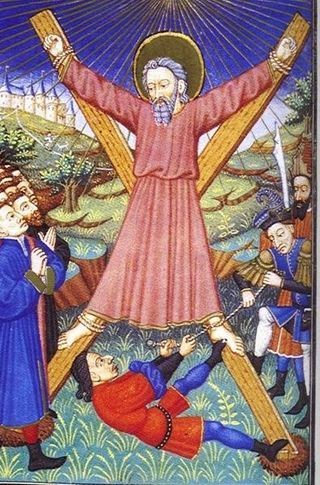 andrew st saint crucifixion saints church andrews