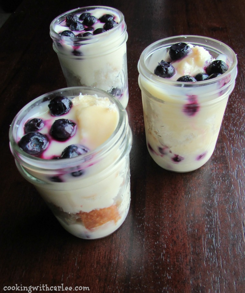 Cooking With Carlee Sharadan's Lemon Blueberry Parfait