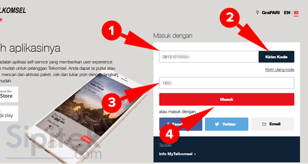 Login situs My Telkomsel Login situs My Telkomsel