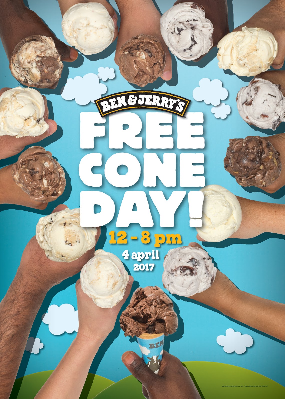 Ben & Jerry's Free Cone Day 2017 OnlyWilliam