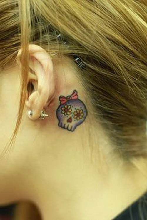 kulak arkası dövmeleri behind ear tattoos 2 kulak arkası dövmeleri behind ear tattoos 2