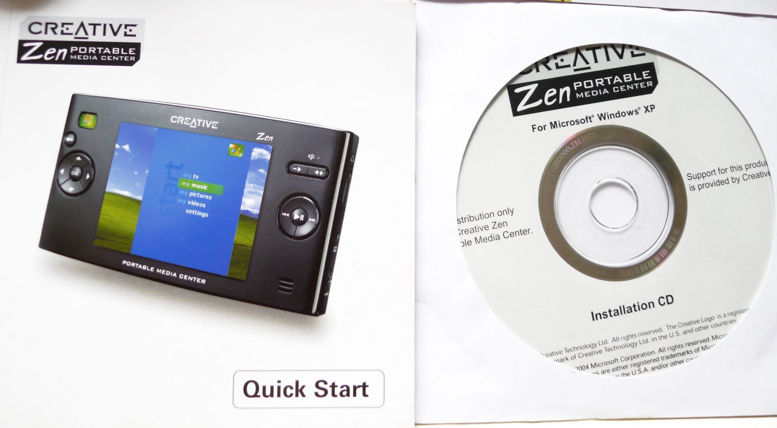 The Rotation Theory™ FOR SALE Creative Zen Portable Media Center