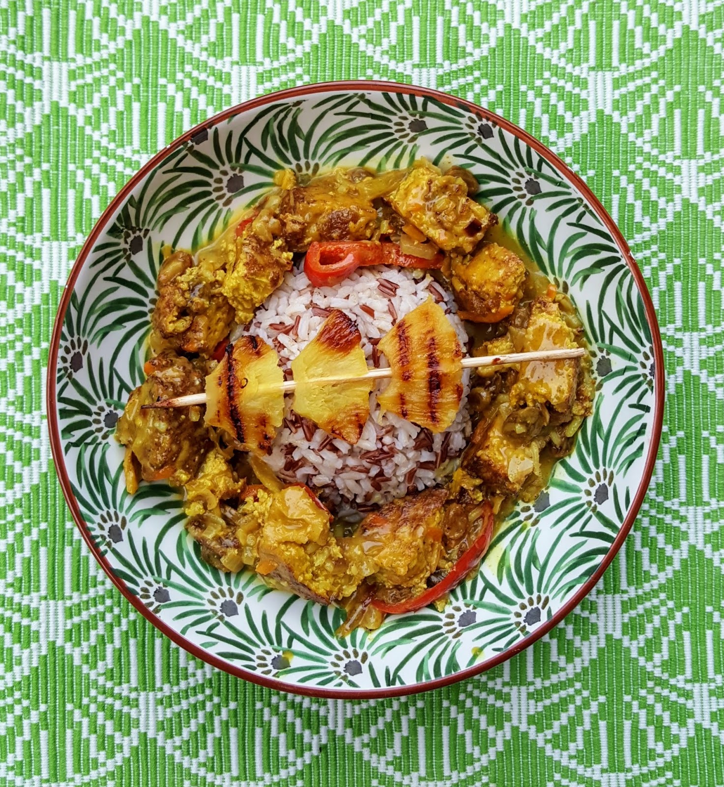 Ça Déménage En Cuisine ! Tofu curryananascoco