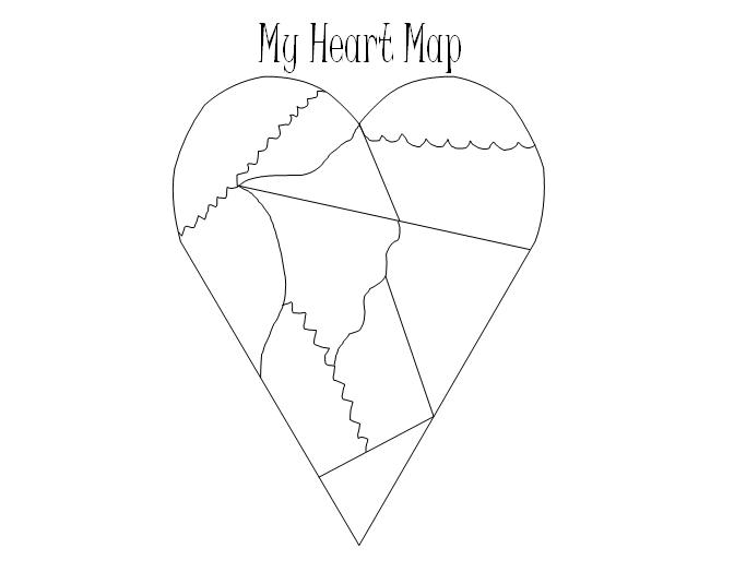 My Heart Map Free Printable My Heart Map Free Printable
