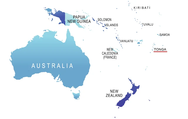Map Attribute: Australasia (including Polynesian Islands)