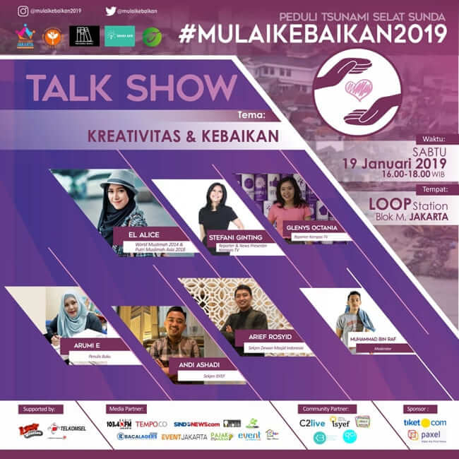 Berbeda Komunitas, Bersama dalam Kolaborasi Donasi, Bersatu pada Gerakan #MulaiKebaikan2019 Let’s move for love and diversity. Unity for Humanity! #Resolusi2019 #AyoBerbuatKebaikan #MulaiKebaikan2019 #90JutaUntukSelatSunda