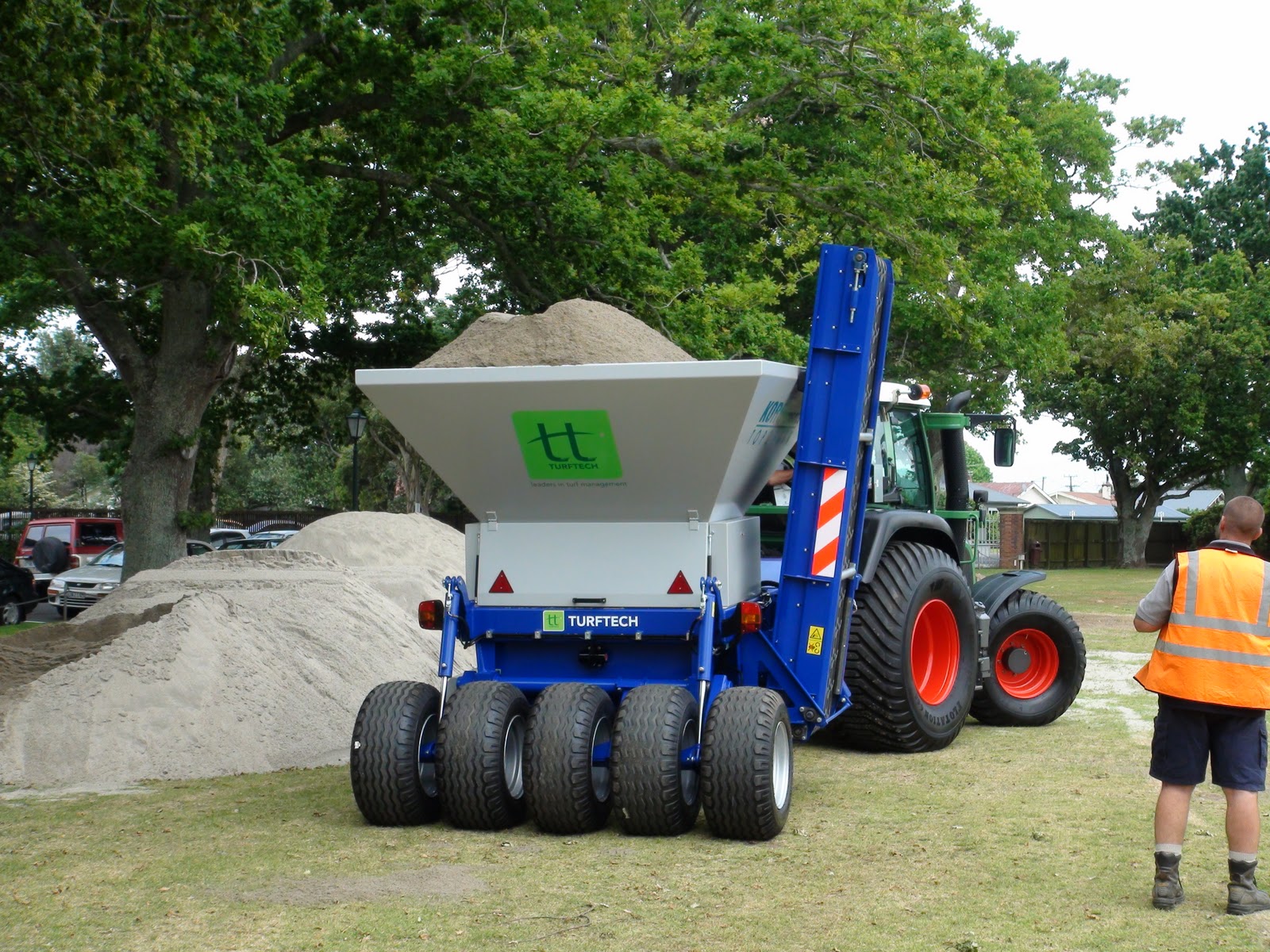 Turftech Turftech commisions new drainage equipment