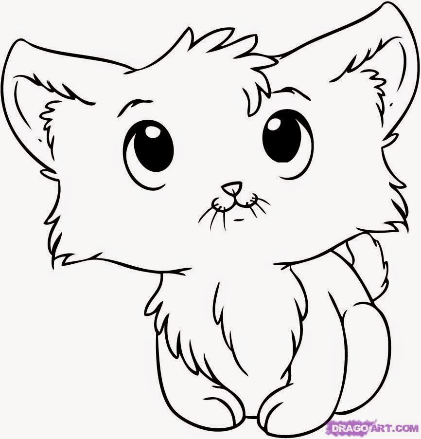 Black Cat Kitten Drawing Black Cat Kitten Drawing
