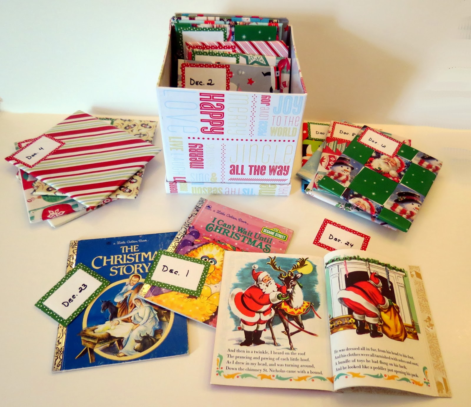 Creative Tradition: The Little Golden Book Christmas Advent Book Calendar