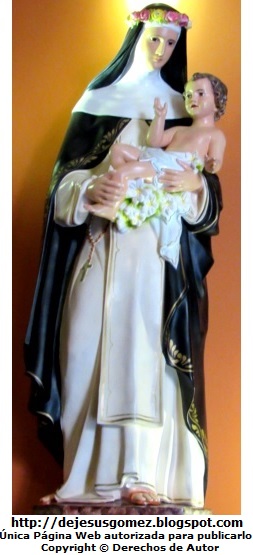 Santa Rosa de Lima Imagen de Santa Rosa de Lima cargando al niño Jesús por Jesús Gómez