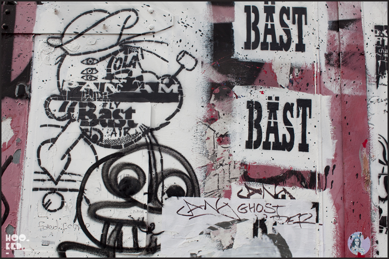 New York Street Art with artist BAST