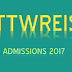 TTWREIS Gurukulam Admissions 2017-18 Backlog Vacancies