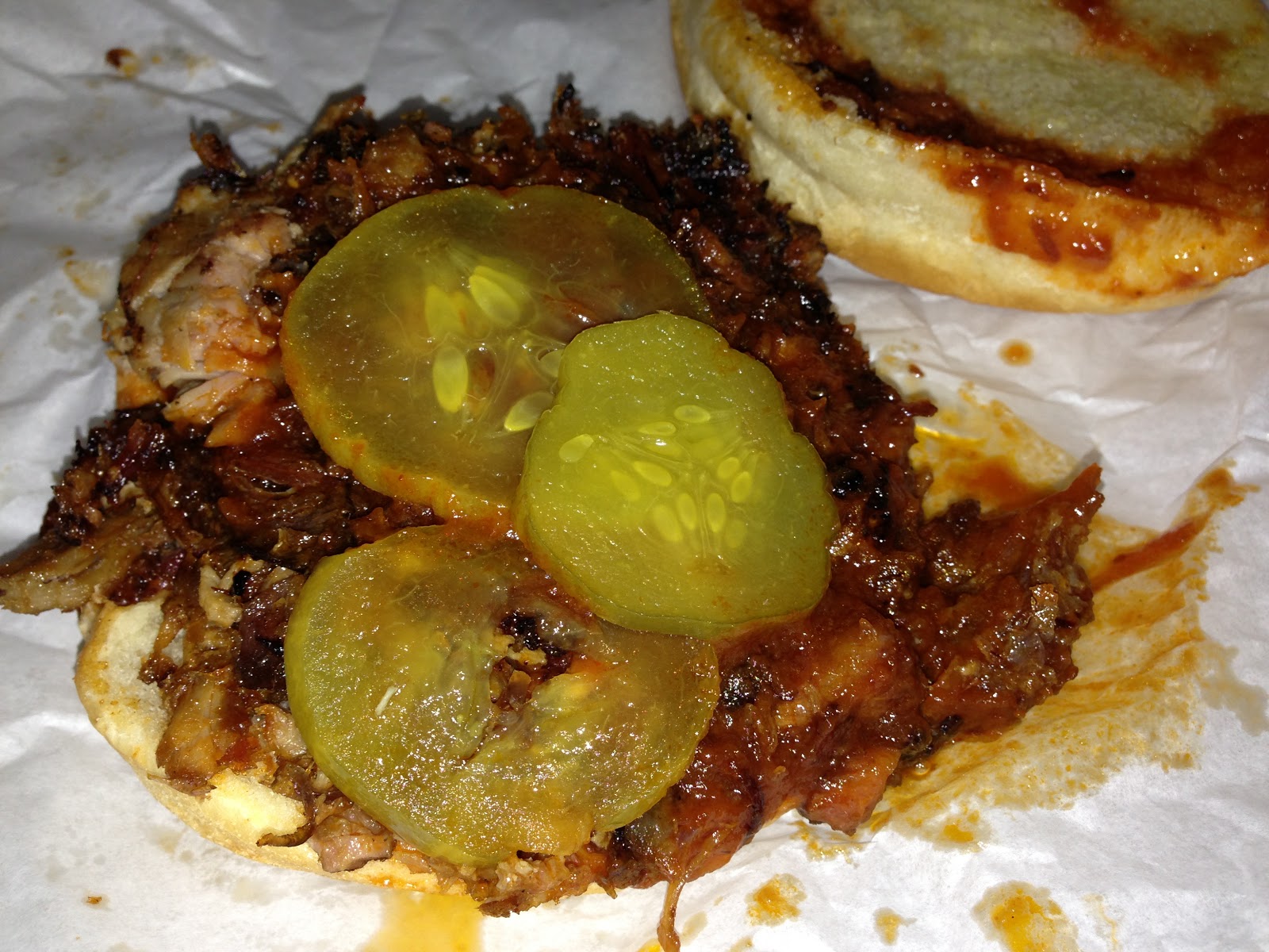 Man Up Tales of Texas BBQ™ Yesterday's lunch at Green Top BarBQue (Dora, AL)