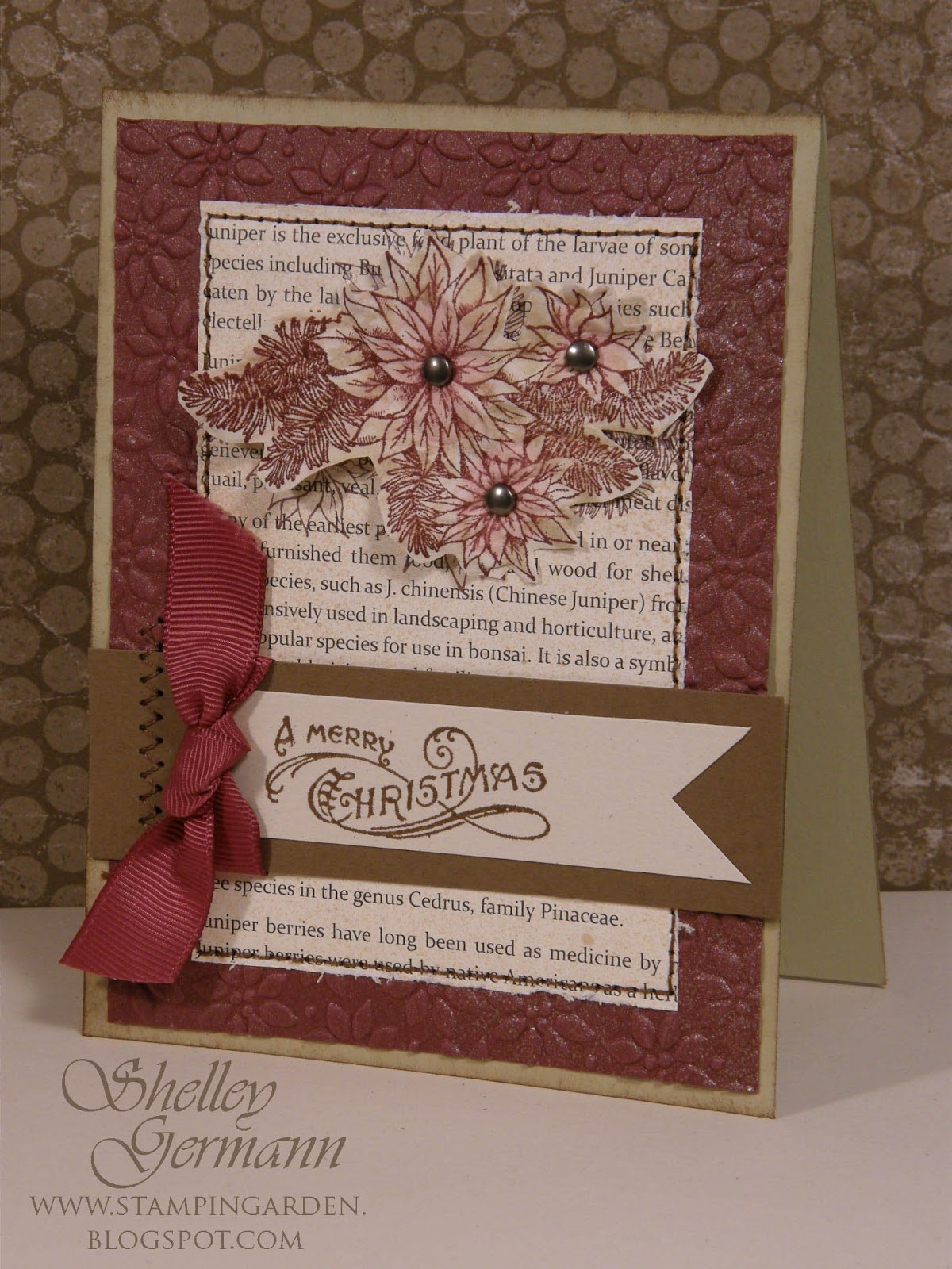 Stampin' Garden: Vintage Christmas - Bells &amp; Boughs