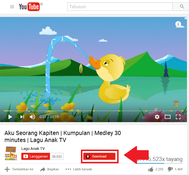 tombol download video