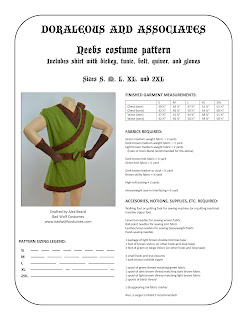 Doraleous and Associates - Neebs costume sewing pattern