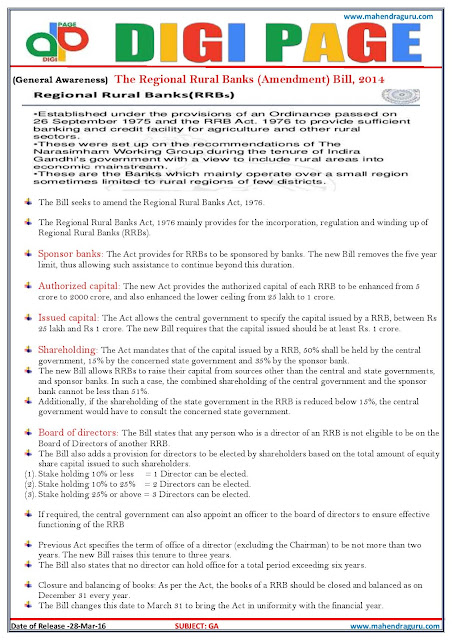 Digi Page - General Awareness - 28.03.2016