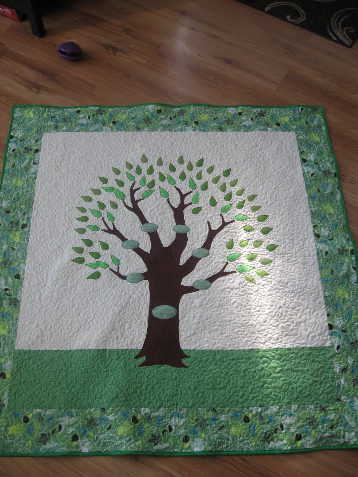 Vikki's Dinner and a Treat Family Tree Quilt