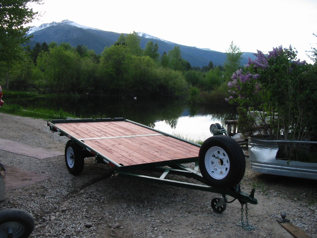 m&m Trailer raft atv Double Rollers