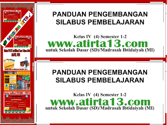 Contoh Panduan Pengembangan Silabus Pembelajaran Kelas 4 Sd/Mi Semester
1 & 2
