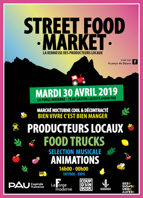 Street food market Pau 2019