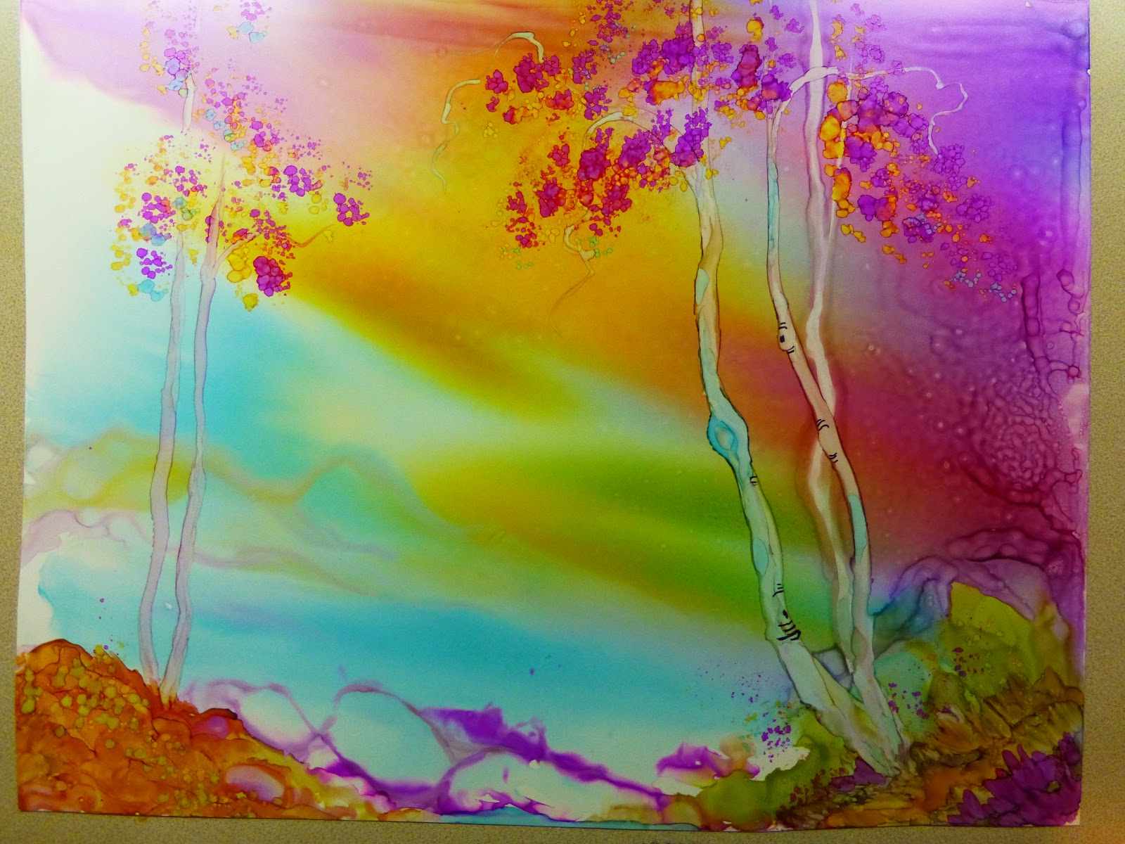 Alcohol Inks on Yupo: Painting with Alcohol Inks on Yupo